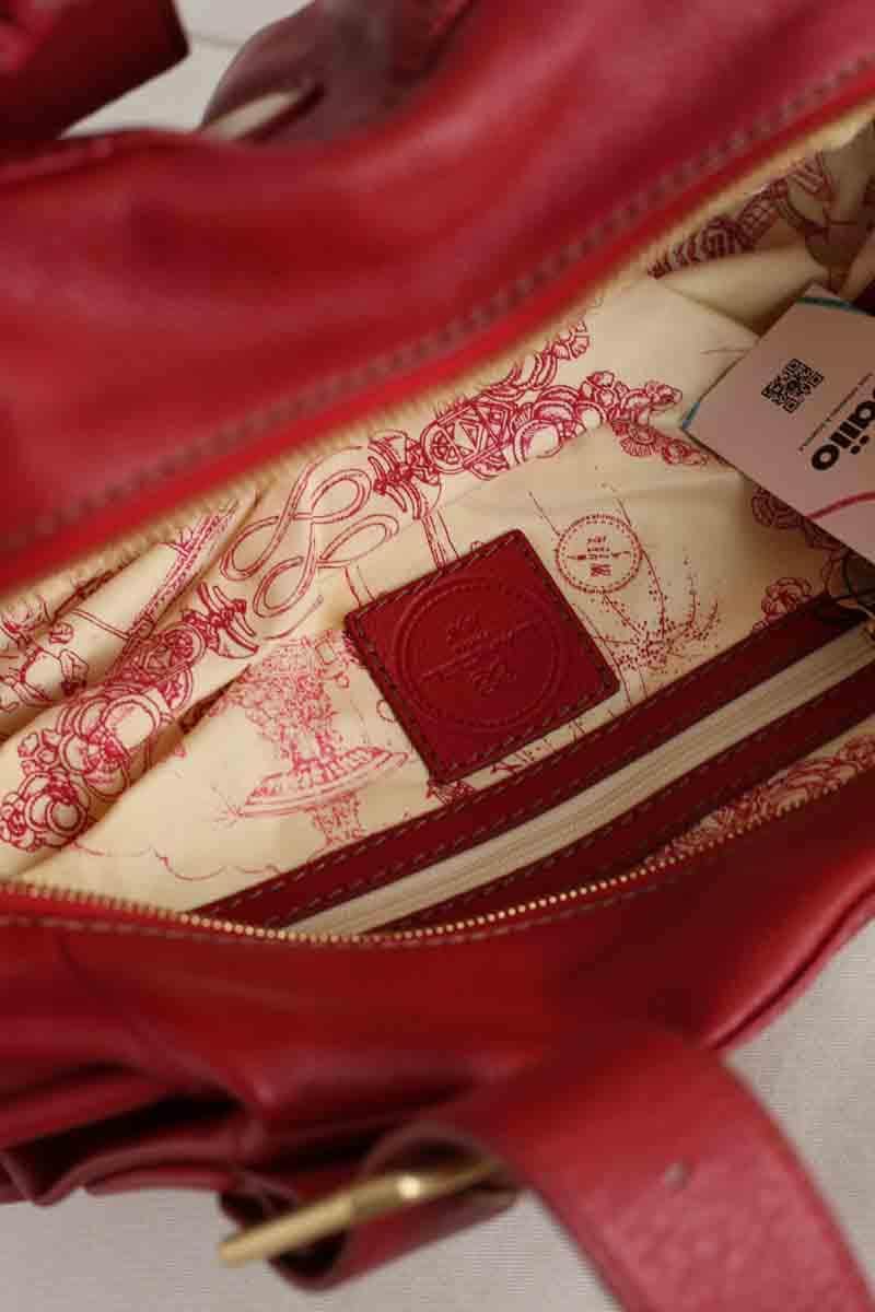 Sac porté épaule Lancel Rouge en Cuir