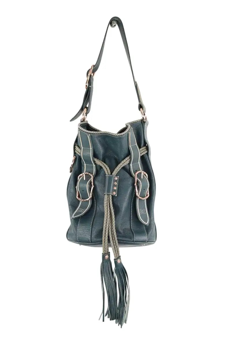 Sac porté épaule Lancel Vert en Cuir - Seconde Main