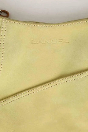 Sac porté épaule Lancel Vert en Daim