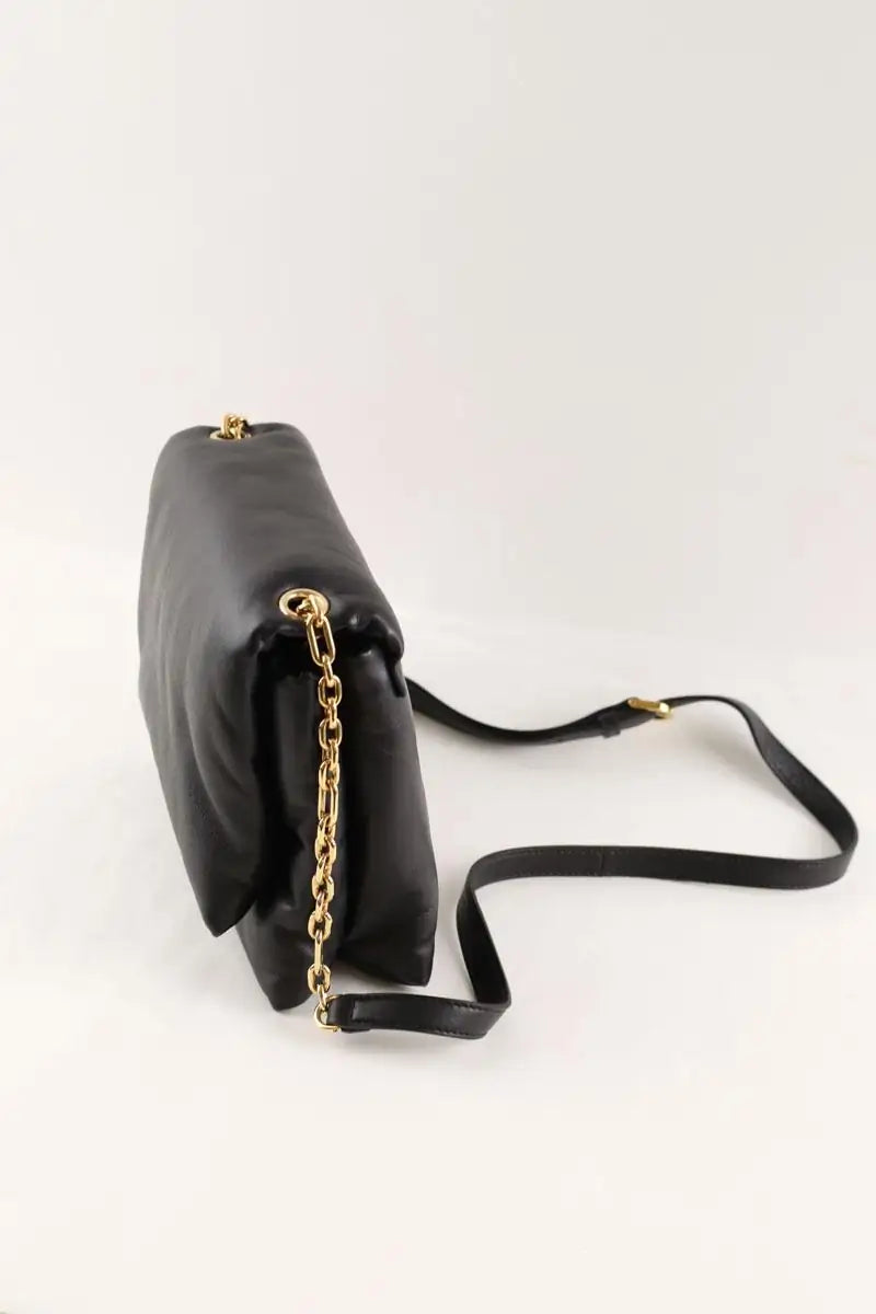 Sac porté épaule Lanvin Sugar 2010 Périod Noir en Cuir