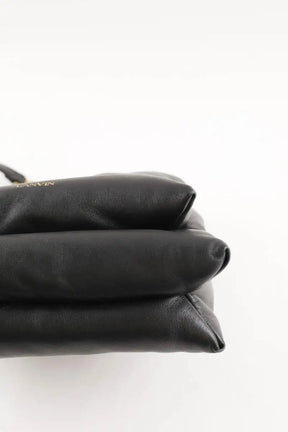 Sac porté épaule Lanvin Sugar 2010 Périod Noir en Cuir