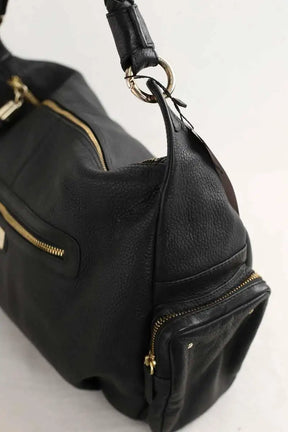 Sac porté épaule Le Tanneur Noir en Cuir