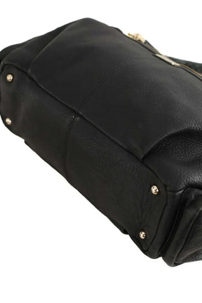 Sac porté épaule Le Tanneur Noir en Cuir