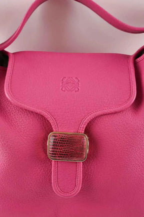 Sac porté épaule Loewe Granada Rose en Cuir