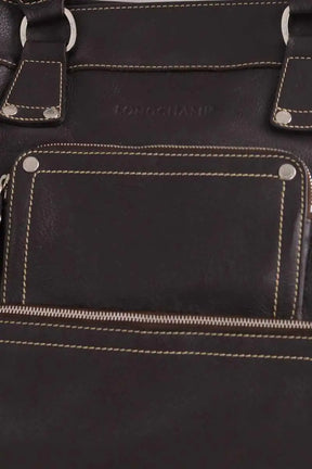 Sac porté épaule Longchamp Marron en Cuir