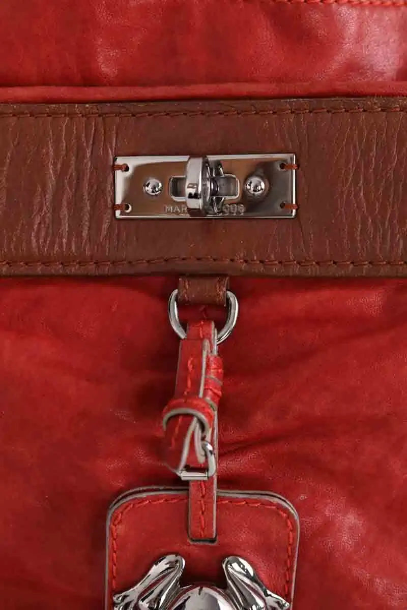 Sac porté épaule Marc Jacobs Rouge en Cuir