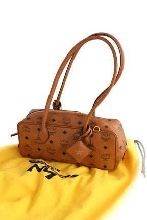 Sac porté épaule MCM Camel en Cuir