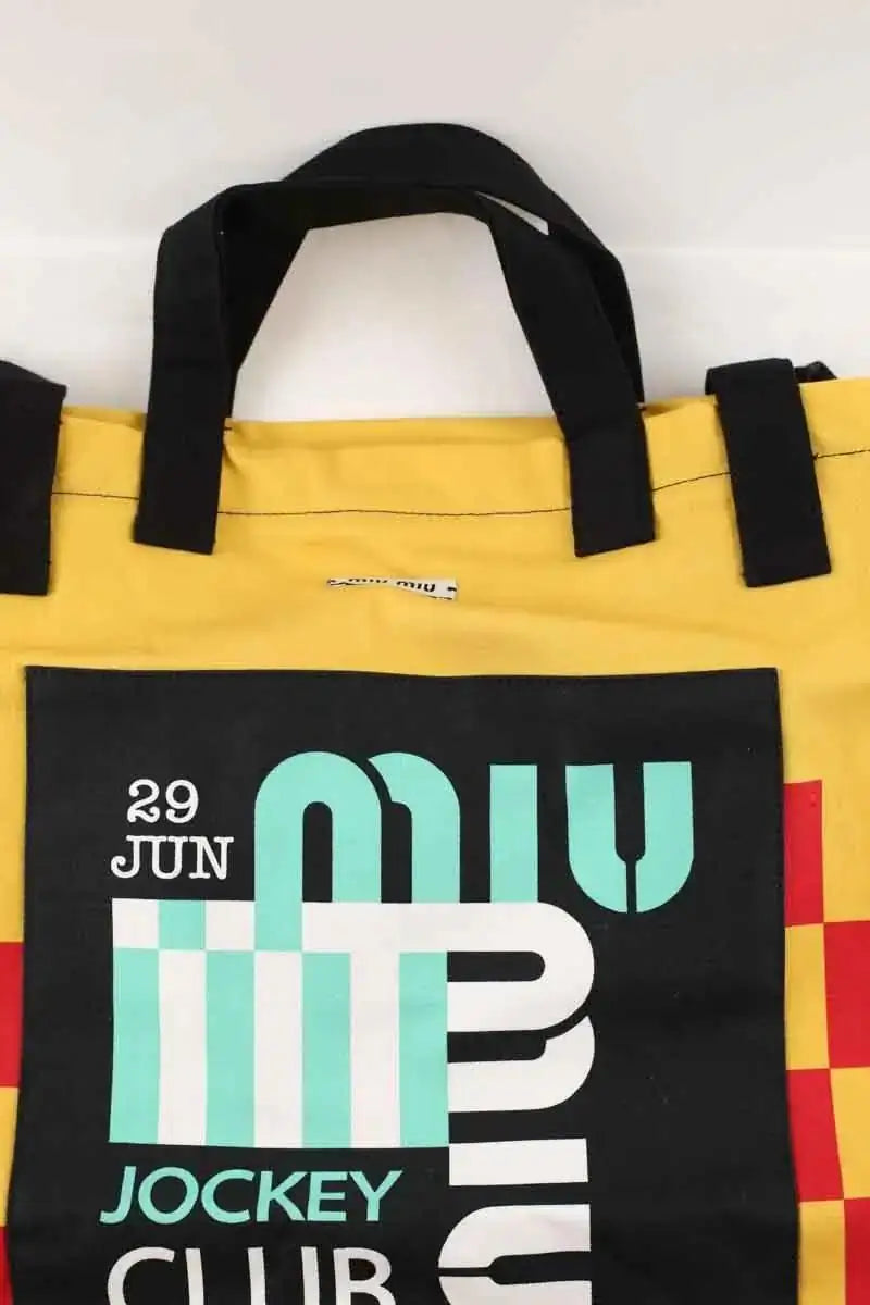 Sac porté épaule Miu Miu Rouge en Coton