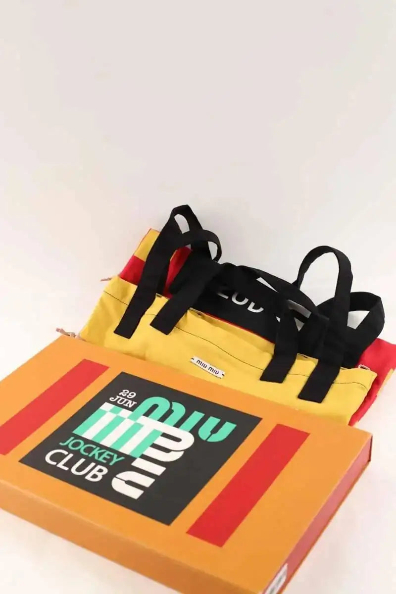 Sac porté épaule Miu Miu Rouge en Coton
