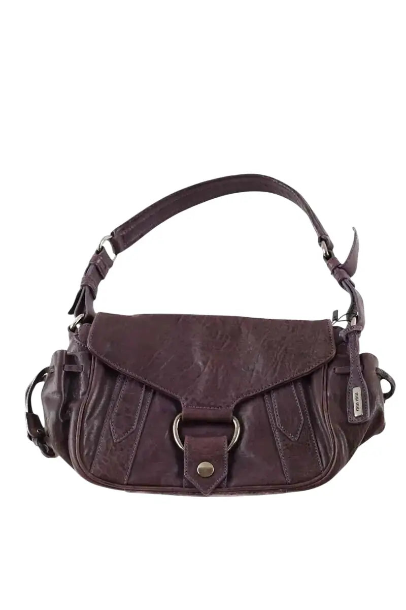 Sac porté épaule Miu Miu Violet en Cuir - Seconde Main