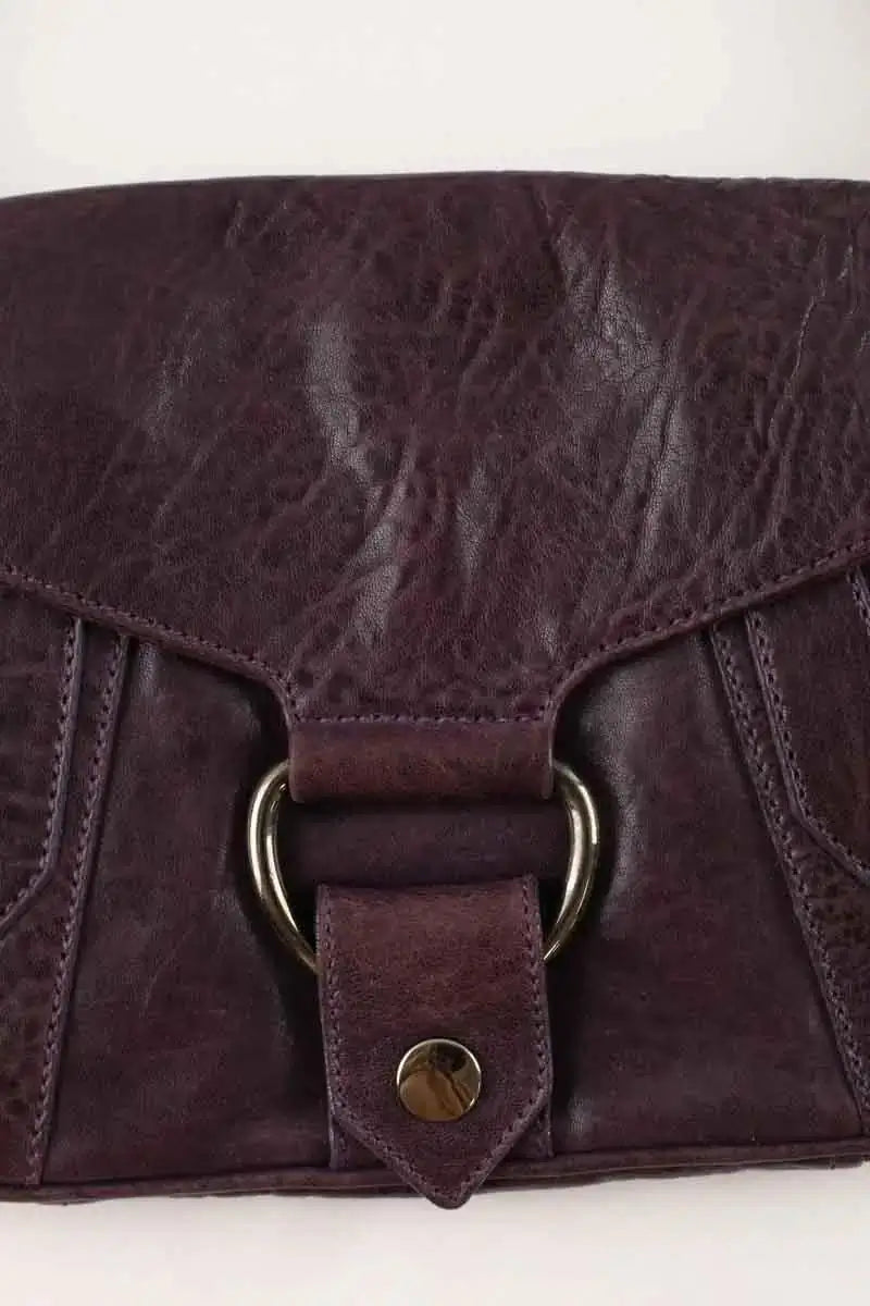 Sac porté épaule Miu Miu Violet en Cuir