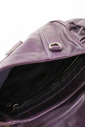 Sac porté épaule Miu Miu Violet en Cuir