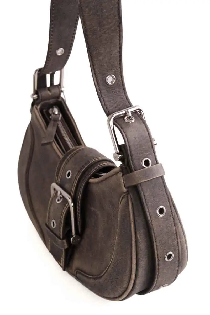 Sac porté épaule OSOI Anthracite en Cuir