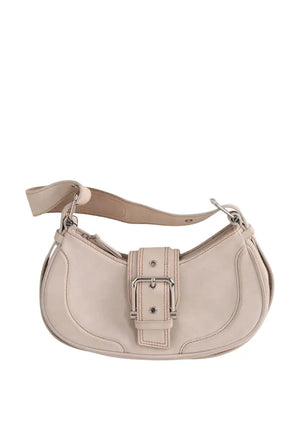 Sac porté épaule OSOI Hobo Brocle Beige en Denim - Seconde Main