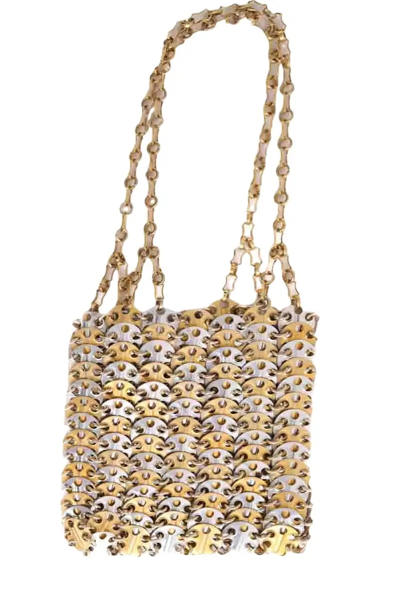 Sac porté épaule Paco Rabanne 1969 Doré en Métal - Seconde Main