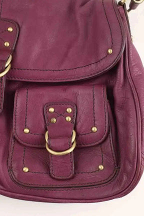 Sac porté épaule Paul & Joe Violet en Cuir