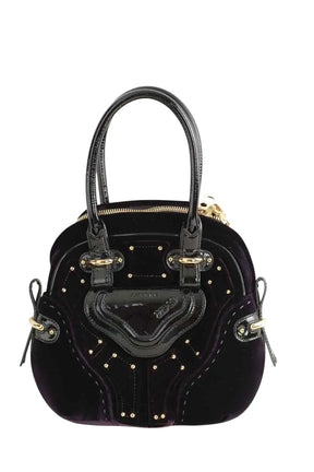 Sac porté épaule Paule Ka Violet en Velours - Seconde Main