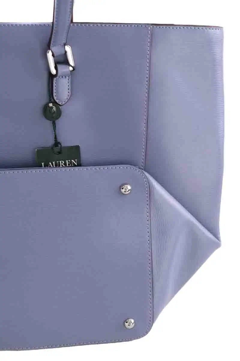 Sac porté épaule Ralph Lauren Bleu en Cuir