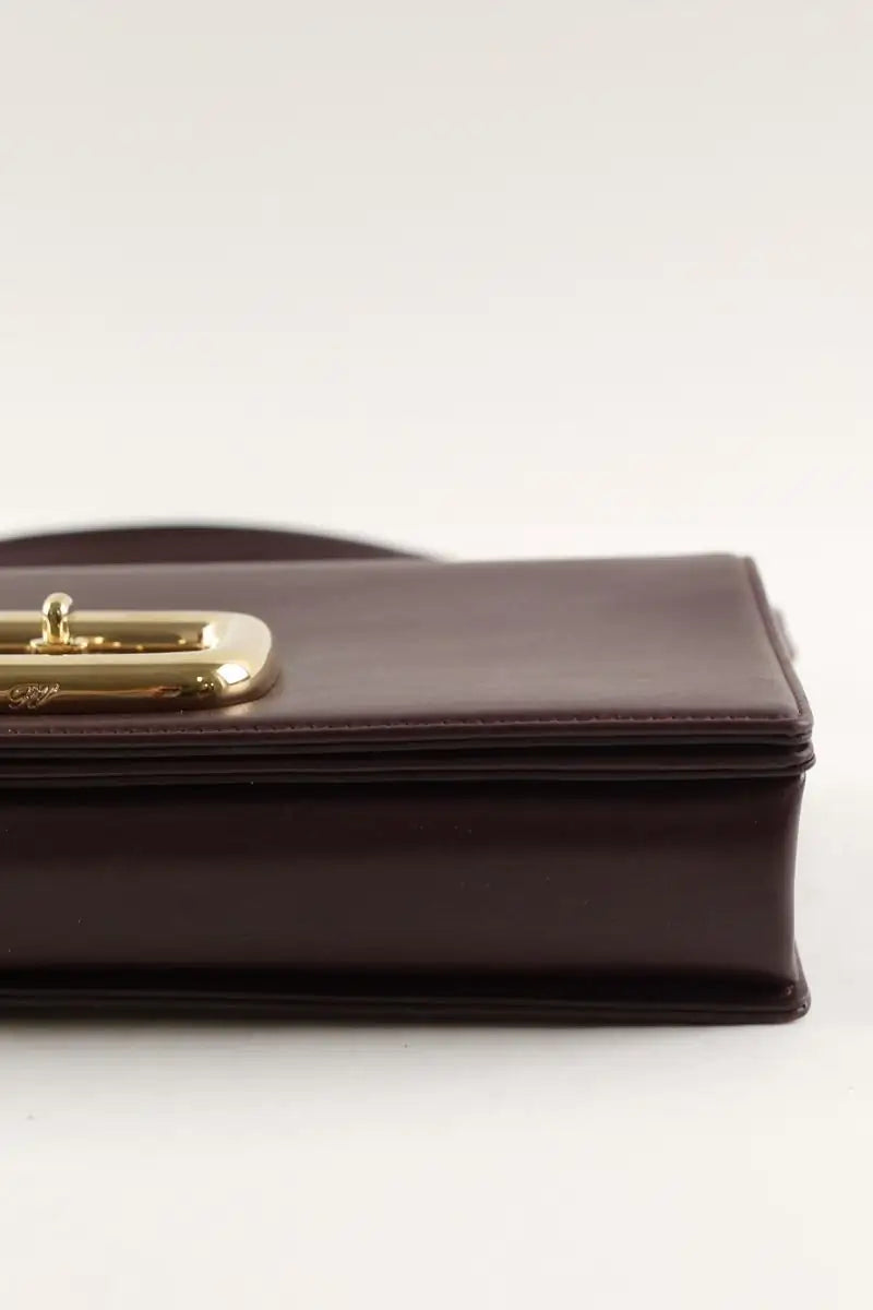 Sac porté épaule Roger Vivier Viv Choc Marron en Cuir