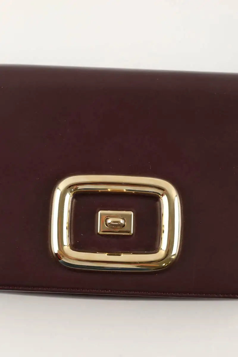 Sac porté épaule Roger Vivier Viv Choc Marron en Cuir