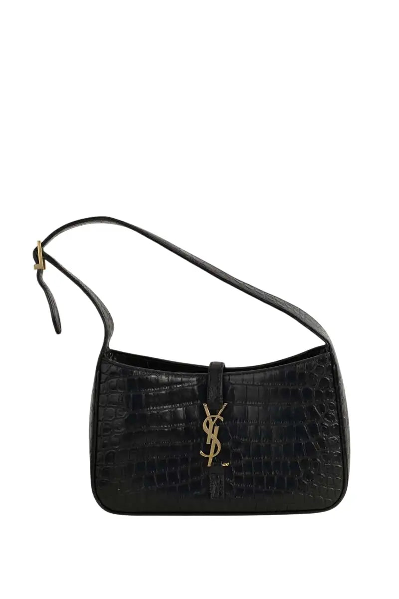 Sac porté épaule Saint Laurent Le 5 a 7 Noir en Cuir - Seconde Main