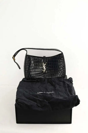 Sac porté épaule Saint Laurent Le 5 a 7 Noir en Cuir