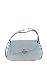 Sac porté épaule Samsoe Samsoe Bleu en Cuir - Seconde Main