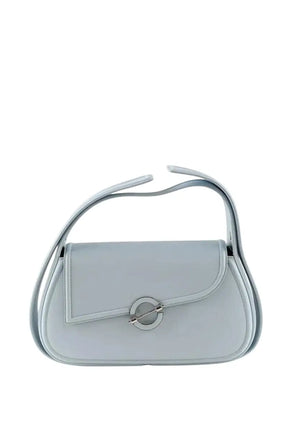 Sac porté épaule Samsoe Samsoe Bleu en Cuir - Seconde Main