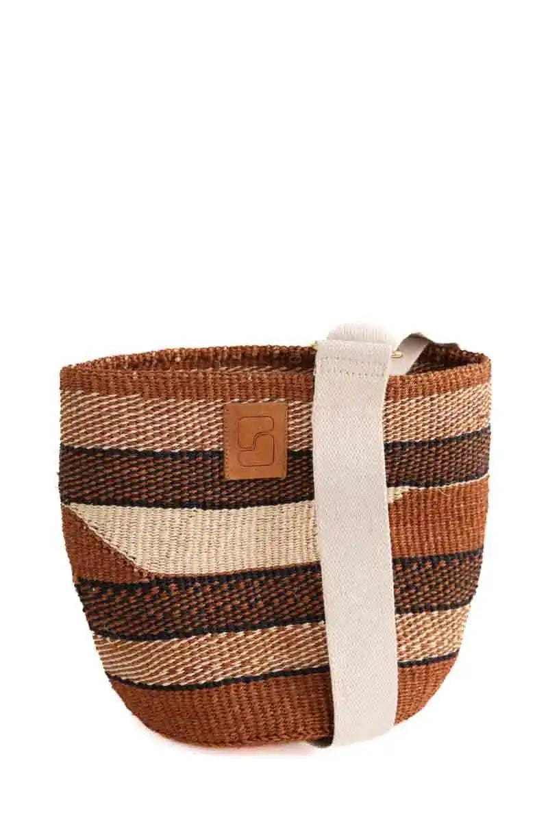 Sac porté épaule Soeur Camel en Osier
