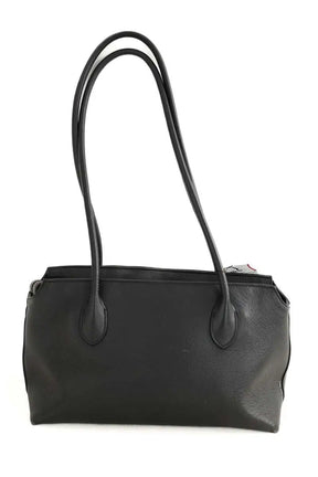 Sac porté épaule The Row Terrasse Noir en Cuir