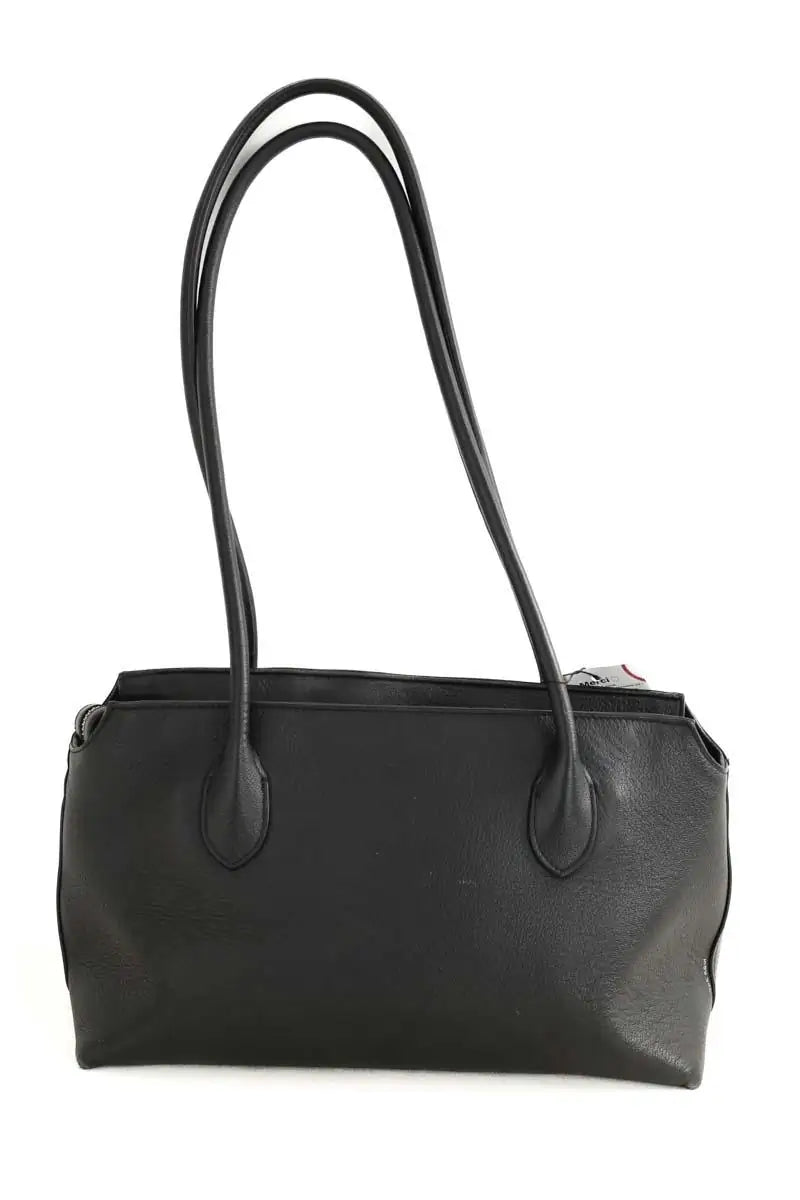Sac porté épaule The Row Terrasse Noir en Cuir