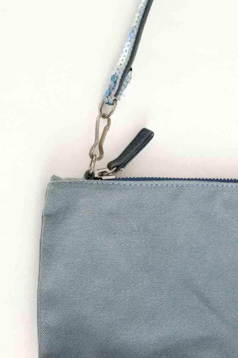 Sac porté épaule Vanessa Bruno Bleu en Tissu