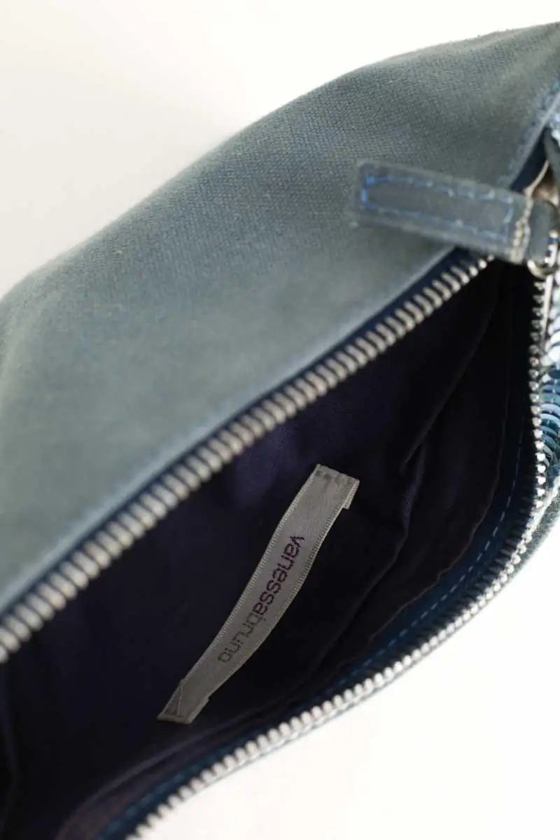 Sac porté épaule Vanessa Bruno Bleu en Tissu