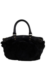 Sac porté épaule Vanessa Bruno Noir en Fourrure - Seconde Main