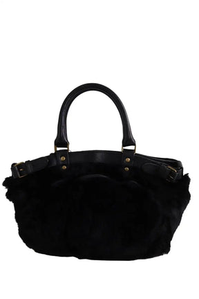 Sac porté épaule Vanessa Bruno Noir en Fourrure - Seconde Main