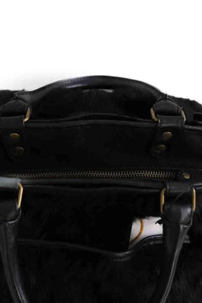 Sac porté épaule Vanessa Bruno Noir en Fourrure