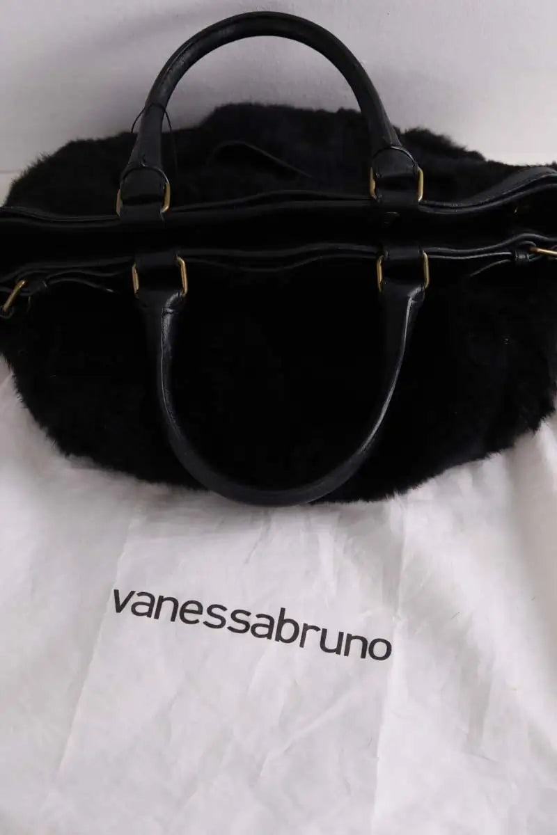 Sac porté épaule Vanessa Bruno Noir en Fourrure