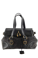 Sac porté épaule Yves Saint Laurent boston Noir en Cuir - Seconde Main
