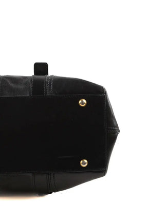 Sac porté épaule Yves Saint Laurent boston Noir en Cuir