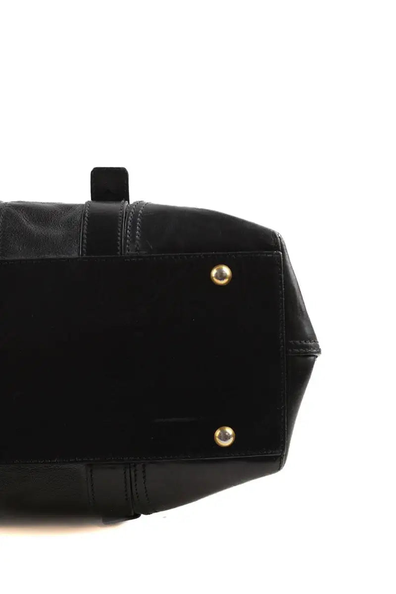 Sac porté épaule Yves Saint Laurent boston Noir en Cuir