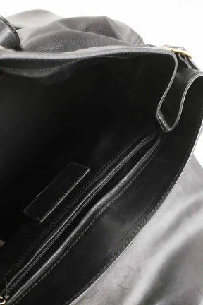 Sac porté épaule Yves Saint Laurent boston Noir en Cuir