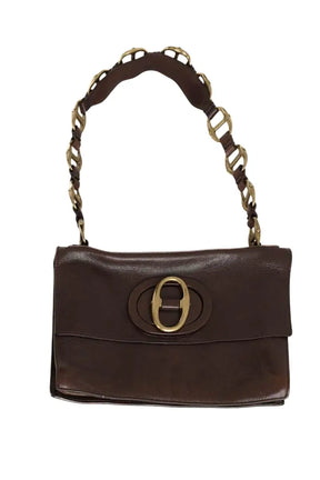 Sac porté épaule Yves Saint Laurent Marron en Cuir - Seconde Main