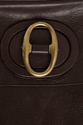 Sac porté épaule Yves Saint Laurent Marron en Cuir