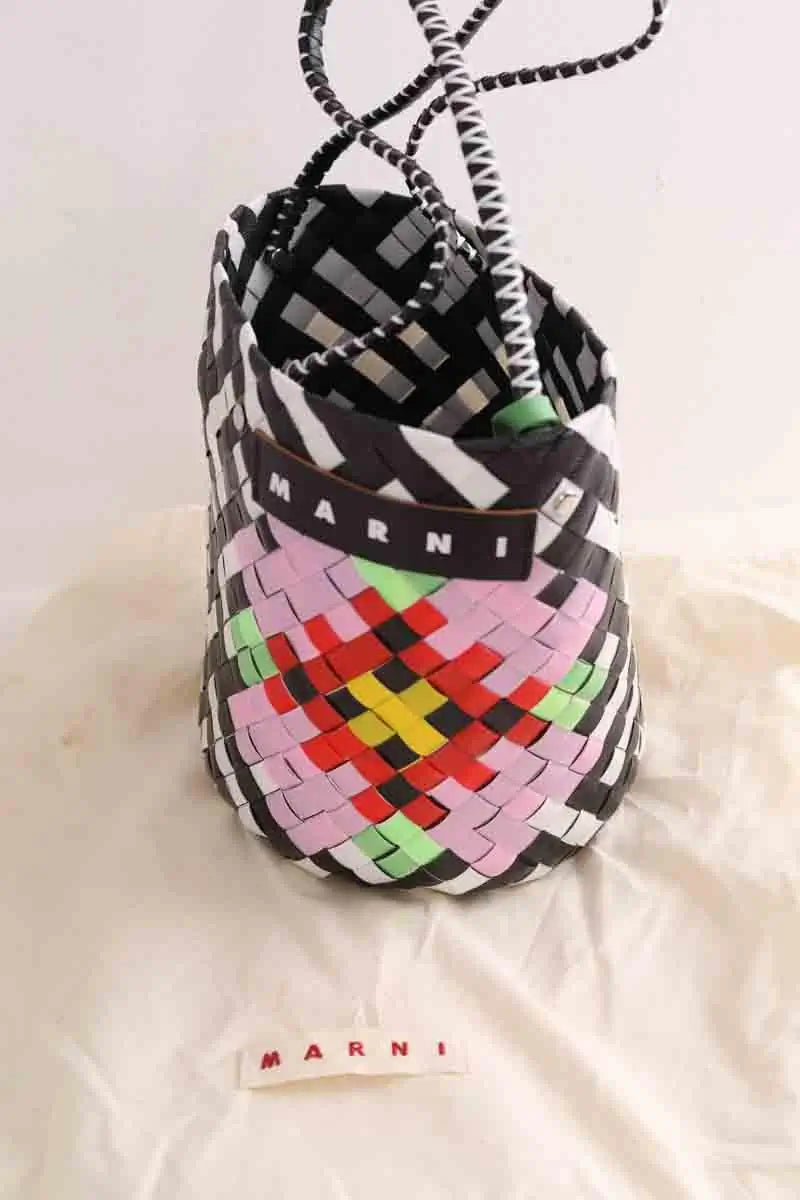 Sac Seau Marni Multicolore en Osier
