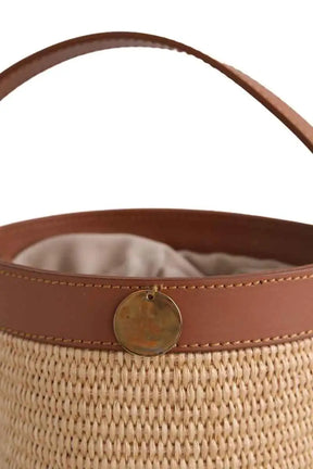 Sac Seau Meraki Heritage Camel en Osier