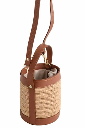 Sac Seau Meraki Heritage Camel en Osier