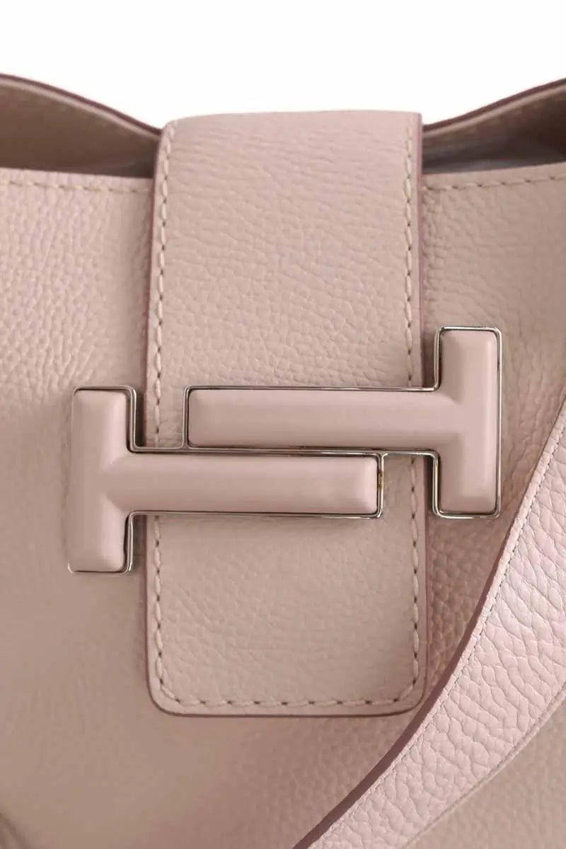 Sac Seau Tod's Double T  Beige en Cuir