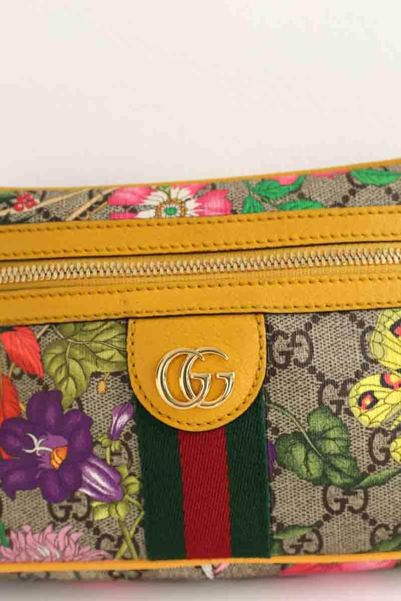 Sacoche Gucci Jaune en Cuir