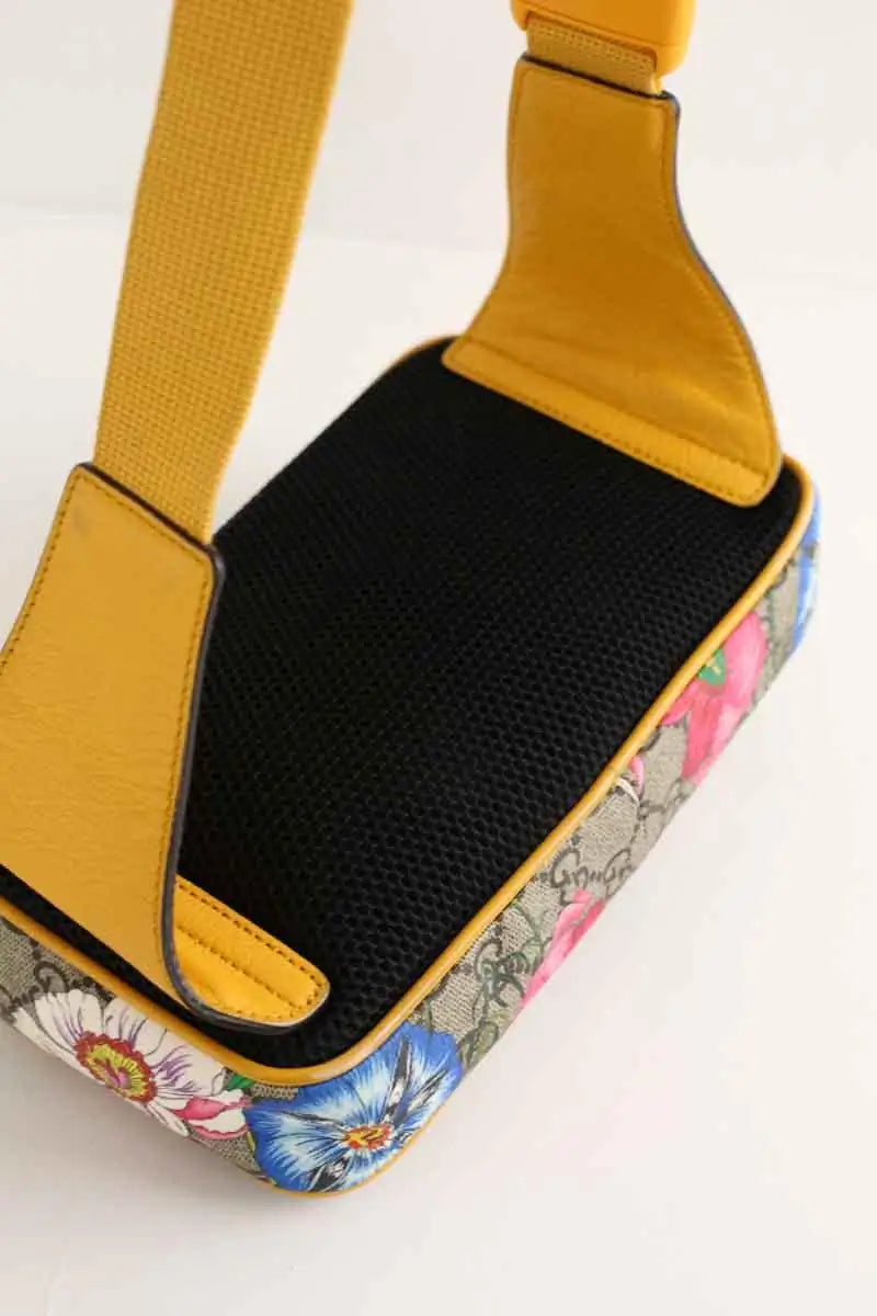 Sacoche Gucci Jaune en Cuir