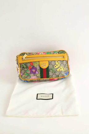 Sacoche Gucci Jaune en Cuir